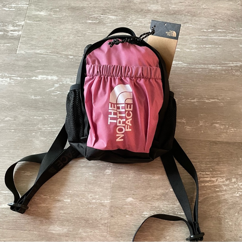 The North Face Bozer Mini Backpack - Red Violet/TNF Black (pink and black) - Picture 2 of 11